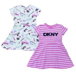 DKNY Kid Girl Luxe 2-Piece DKNY Skater Dress Set - 40500 in warri, delta state, Nigeria